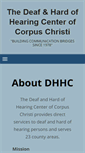 Mobile Screenshot of deafhhcenter.org